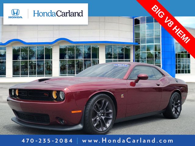 Octane Red Pearlcoat 2022 Dodge Challenger Coupe Rear-Wheel Drive 8-Speed Automatic