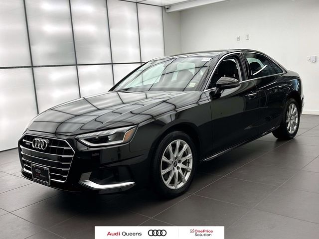 Brilliant Black 2023 Audi A4 Sedan All-Wheel Drive 7-Speed Automatic