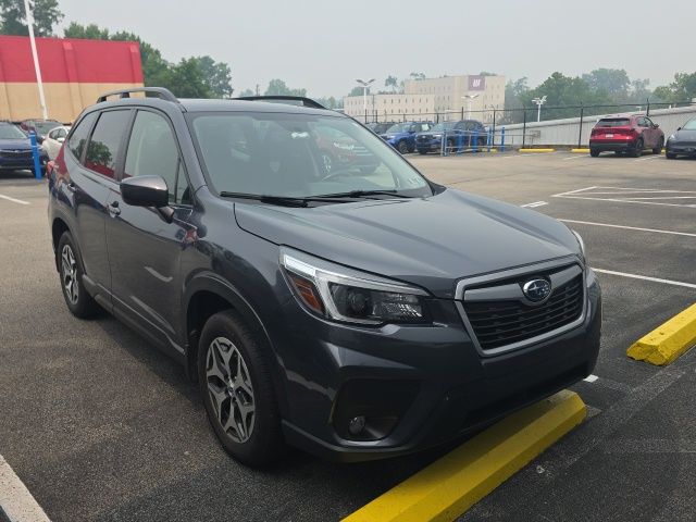 Magnetite Gray Metallic 2021 Subaru Forester SUV / Crossover All-Wheel Drive Continuously Variable Transmission