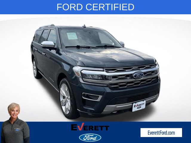 Blue Metallic 2024 Ford Expedition SUV / Crossover Four-Wheel Drive Automatic