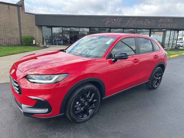 Milano Red 2025 Honda HR-V Sport AWD SUV / Crossover All-Wheel Drive Continuously Variable Transmission