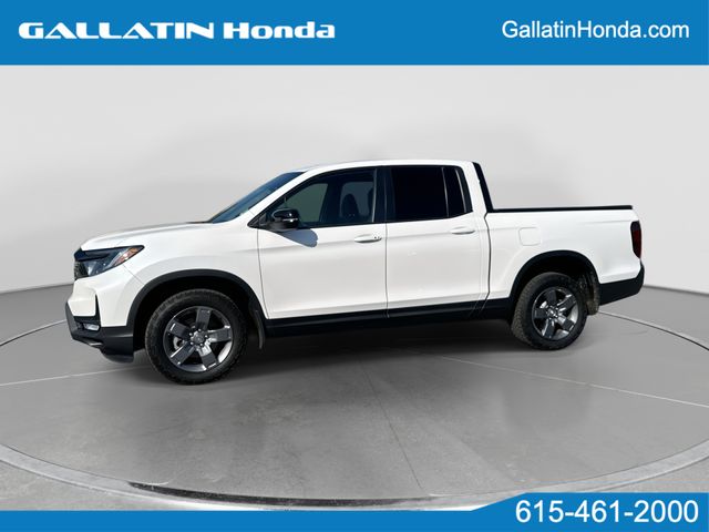 Platinum White Pearl 2025 Honda Ridgeline Pickup Truck All-Wheel Drive 9-Speed Automatic