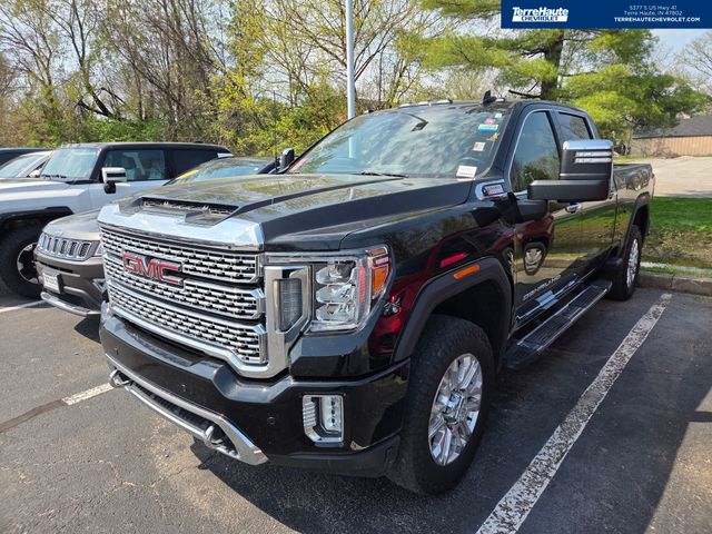Onyx Black 2021 GMC Sierra 2500HD Denali Crew Cab 4WD Pickup Truck Four-Wheel Drive Automatic