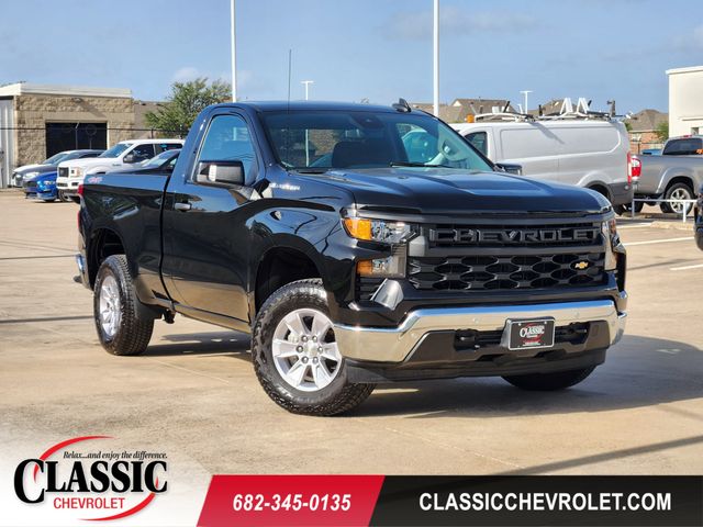 Black 2025 Chevrolet Silverado 1500 Pickup Truck Four-Wheel Drive 8-Speed Automatic