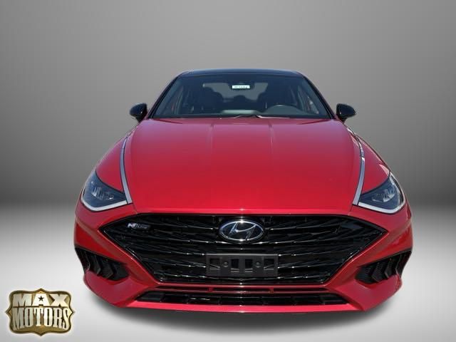 Used 2021 Hyundai Sonata N Line with VIN 5NPEK4JC8MH105457 for sale in Kansas City