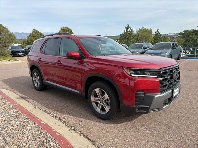 Radiant Red 2026 Honda Pilot EX-L AWD SUV / Crossover All-Wheel Drive Automatic