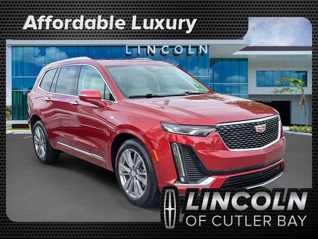 Radiant Red Tintcoat 2024 Cadillac XT6 Premium Luxury FWD SUV / Crossover Front-Wheel Drive 9-Speed Automatic