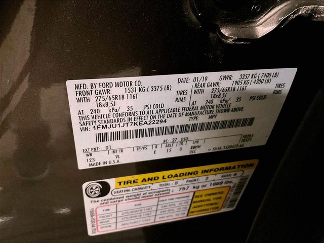 2019 Ford Expedition XLT Gray at Luther Ford