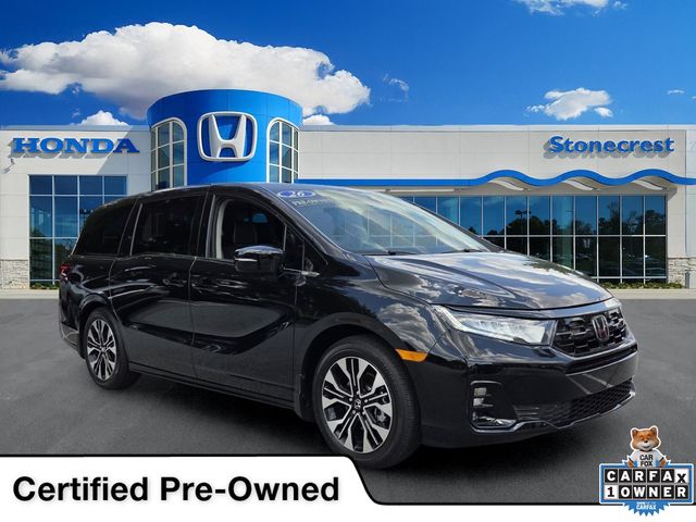 Crystal Black Pearl 2026 Honda Odyssey Minivan Front-Wheel Drive Automatic