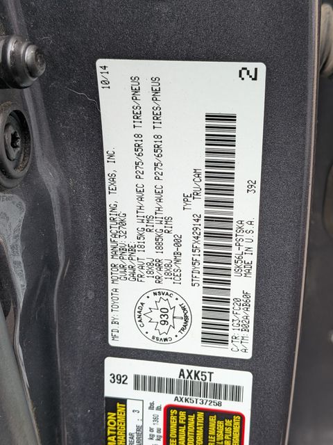 2015 Toyota Tundra - Image 32