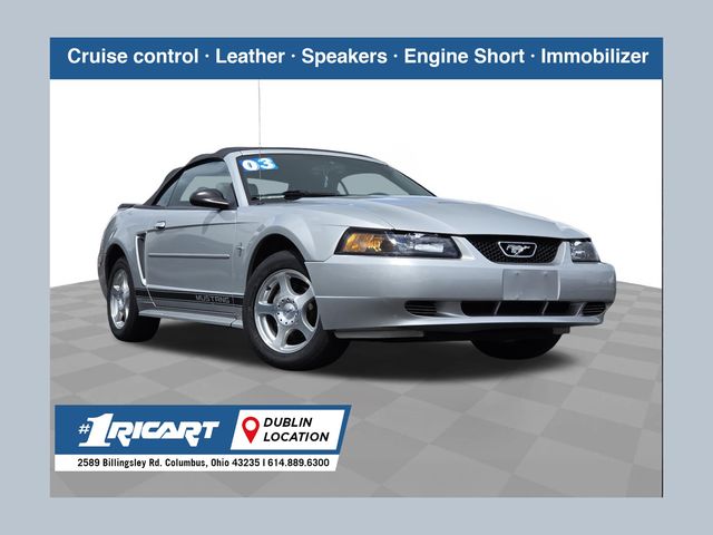 Silver Clearcoat Metallic 2003 Ford Mustang Coupe 4-Speed Automatic Overdrive