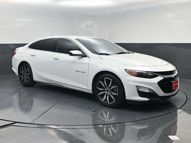 2023 Chevrolet Malibu RS White at North Houston Mitsubishi