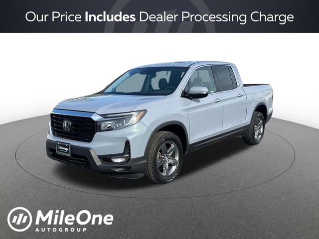Gray 2023 Honda Ridgeline Pickup Truck All-Wheel Drive 9-Speed Automatic