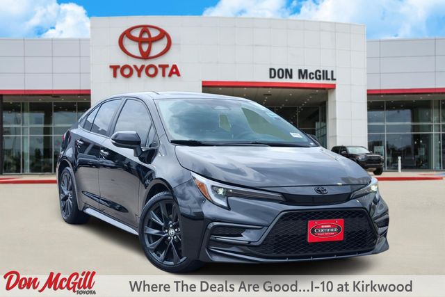 2023 Toyota Corolla SE Black at Don McGill Toyota
