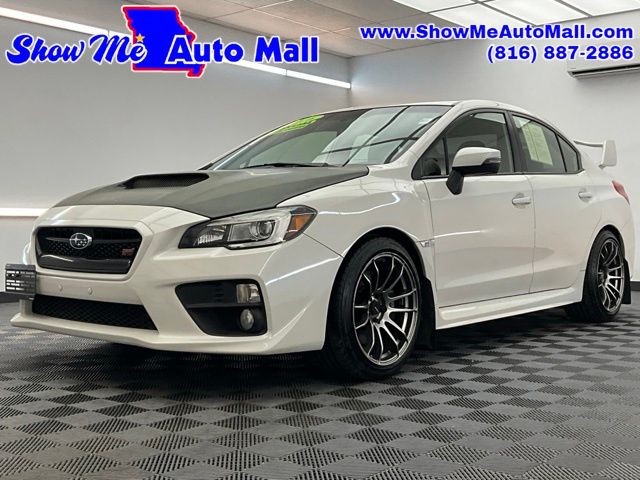 Crystal White Pearl 2016 Subaru WRX STI Base Sedan All-Wheel Drive 6-Speed Manual