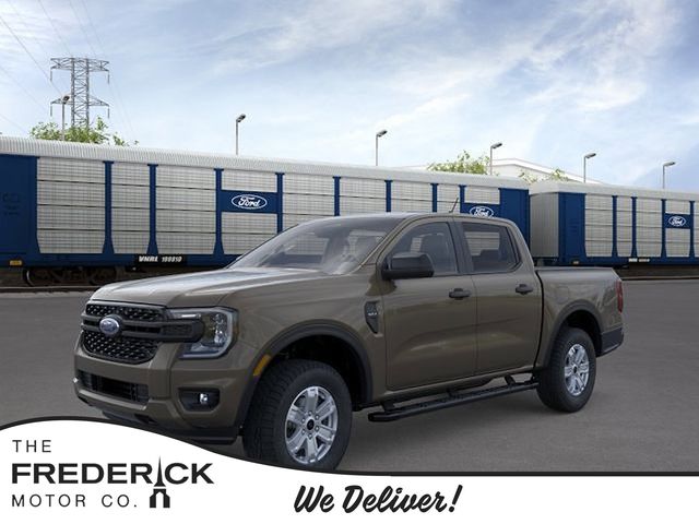 Marsh Gray 2026 Ford Ranger XL SuperCrew 4WD Pickup Truck Four-Wheel Drive Automatic