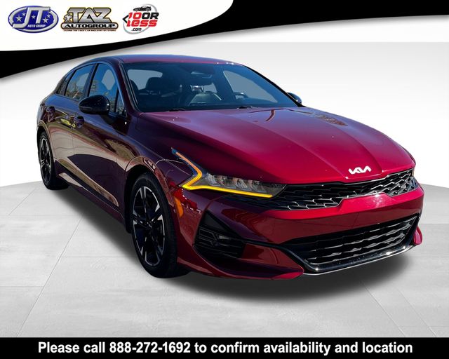 Passion Red 2022 Kia K5 GT-Line FWD Sedan Front-Wheel Drive 8-Speed Automatic