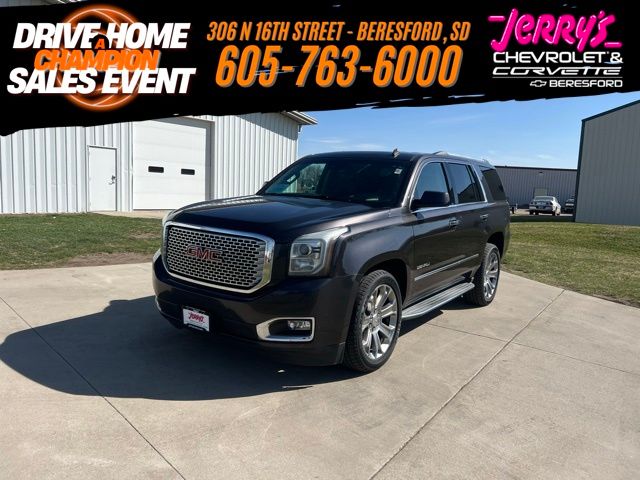 Gray (Iridium Metallic) 2015 GMC Yukon Denali 4WD SUV / Crossover Four-Wheel Drive 6-Speed Automatic Overdrive