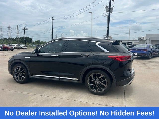 2019 INFINITI QX50 ESSENTIAL Black at South Houston Nissan