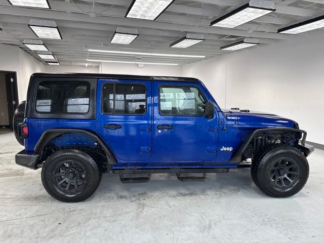 2019 Ocean Blue Metallic Clearcoat Jeep Wrangler Unlimited Sport S 4X4 SUV