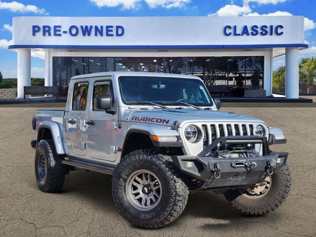 2022 Jeep Gladiator Rubicon Silver at Texan Dodge Chrysler Jeep Ram
