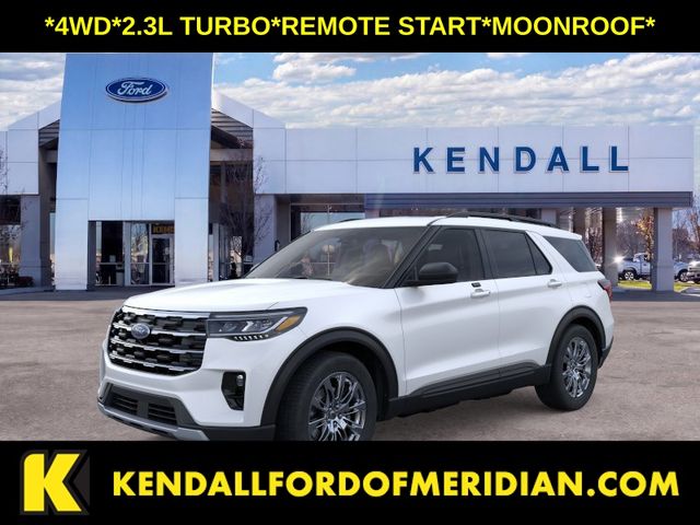 White Metallic 2026 Ford Explorer SUV / Crossover All-Wheel Drive Automatic