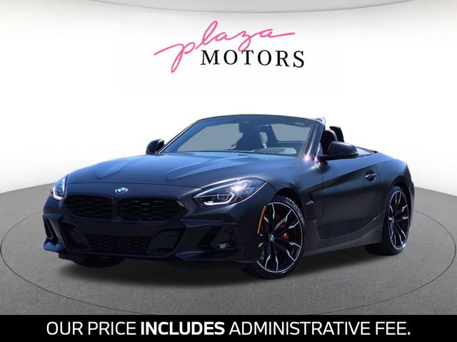 Black 2026 BMW Z4 M40i RWD Convertible Rear-Wheel Drive 8-Speed Automatic