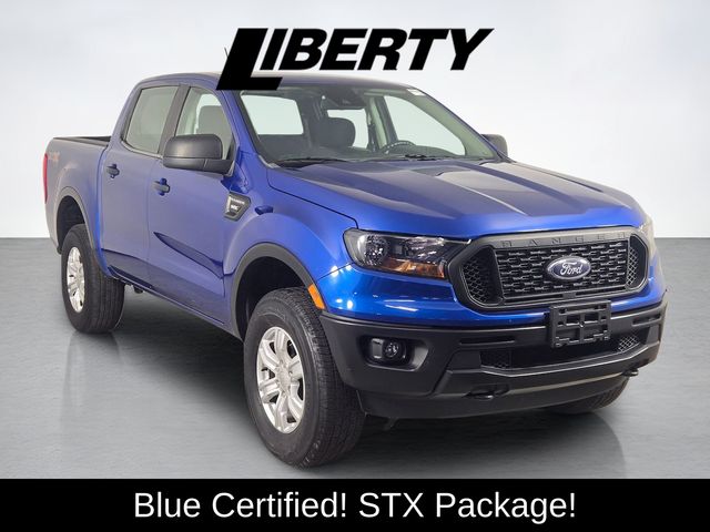 Lightning Blue Metallic 2020 Ford Ranger Pickup Truck Four-Wheel Drive Automatic