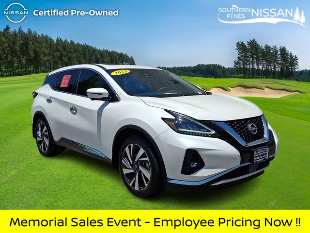 Pearl White Tricoat 2023 Nissan Murano SUV / Crossover All-Wheel Drive Continuously Variable Transmission
