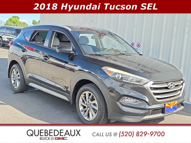 Black Noir Pearl 2018 Hyundai Tucson SUV / Crossover All-Wheel Drive 6-Speed Automatic