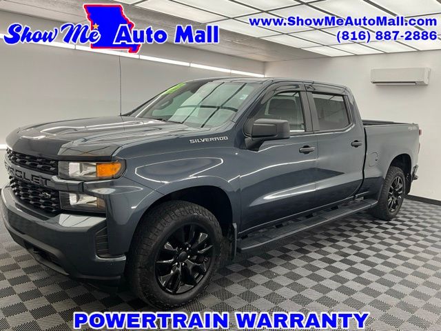 Gray 2019 Chevrolet Silverado 1500 Pickup Truck Four-Wheel Drive 6-Speed Automatic Overdrive