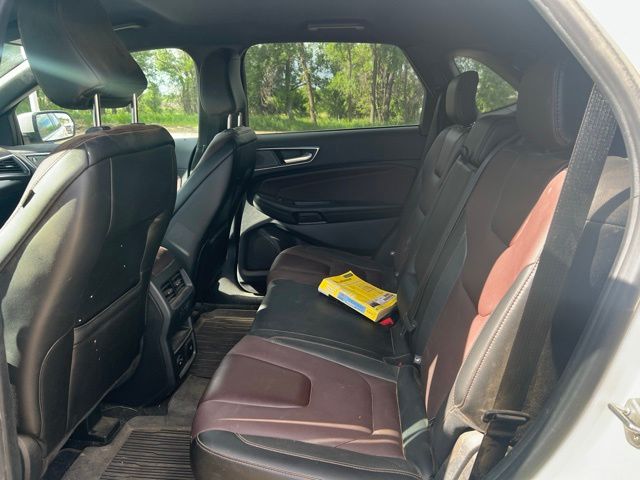 2021 White Ford Edge Titanium AWD SUV