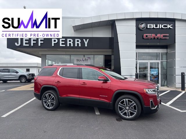 Cayenne Red Tintcoat 2021 GMC Acadia SLT AWD SUV / Crossover Four-Wheel Drive 9-Speed Automatic