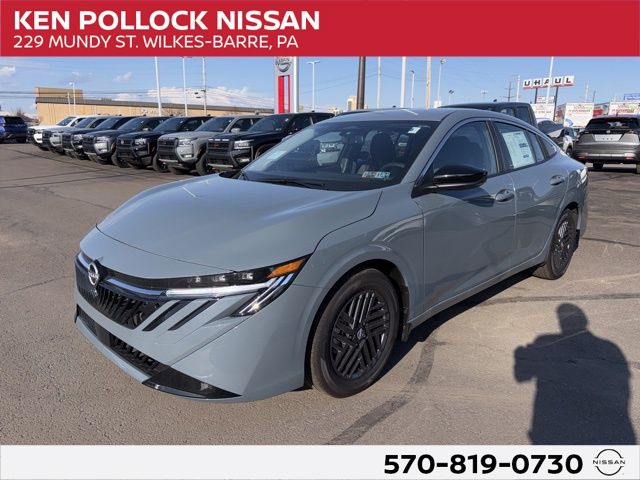 Atlantic Gray Metallic 2026 Nissan Sentra Sedan Front-Wheel Drive Continuously Variable Transmission