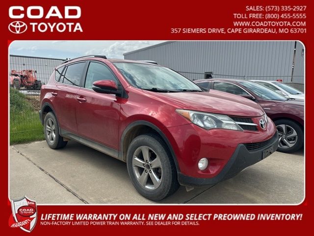 Barcelona Red Metallic 2015 Toyota RAV4 XLE SUV / Crossover Front-Wheel Drive 6-Speed Automatic