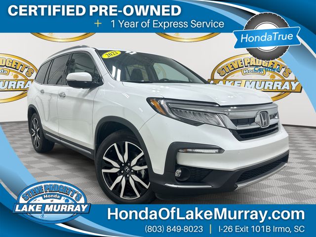 Platinum White Pearl 2022 Honda Pilot SUV / Crossover Front-Wheel Drive 9-Speed Automatic