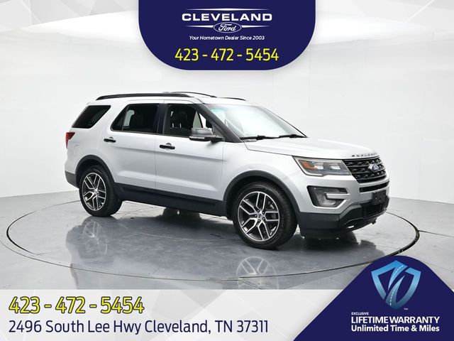 Ingot Silver Metallic 2016 Ford Explorer Sport 4WD SUV / Crossover All-Wheel Drive 6-Speed Automatic