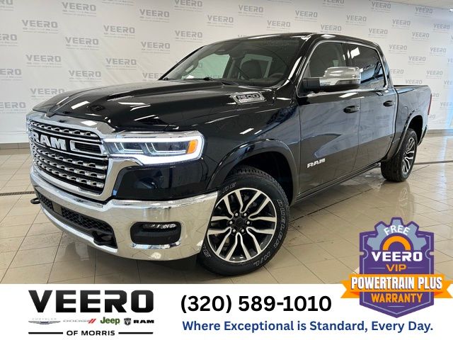 Diamond Black Crystal Pearlcoat 2026 RAM 1500 Pickup Truck Four-Wheel Drive 8-Speed Automatic