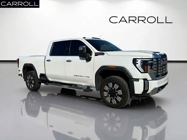 White Frost Tricoat 2024 GMC Sierra 2500HD Pickup Truck Four-Wheel Drive Automatic