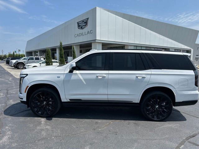Crystal White Tricoat 2025 Cadillac Escalade SUV / Crossover Four-Wheel Drive Automatic