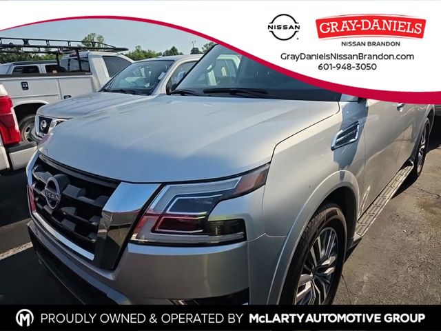Brilliant Silver Metallic 2023 Nissan Armada SUV / Crossover 4X2 7-Speed Automatic