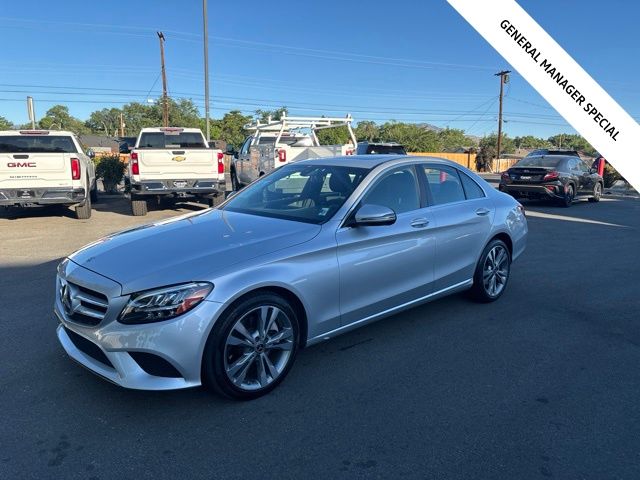 Iridium Silver Metallic 2020 Mercedes-Benz C-Class Sedan Rear-Wheel Drive 9-Speed Automatic