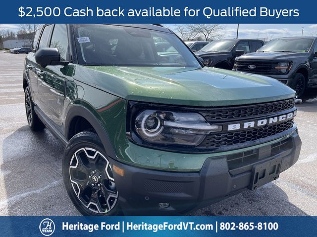 Eruption Green Metallic 2025 Ford Bronco Sport Outer Banks AWD SUV / Crossover All-Wheel Drive 8-Speed Automatic