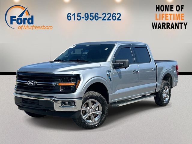 Silver Metallic 2024 Ford F-150 Pickup Truck Four-Wheel Drive Automatic