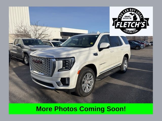 White Frost Tricoat 2024 GMC Yukon Denali 4WD SUV / Crossover Four-Wheel Drive
