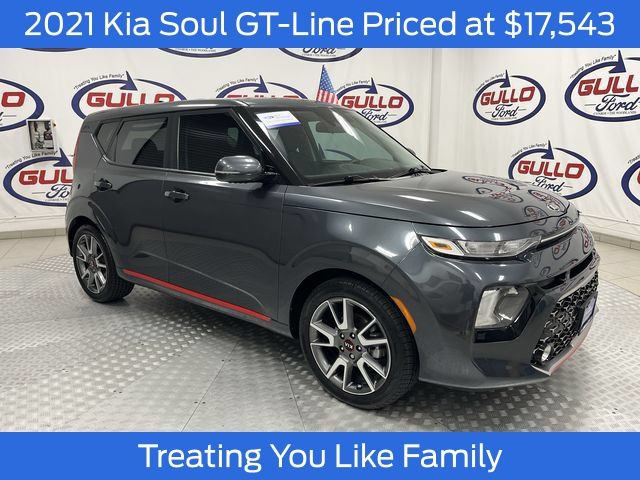 Gravity Gray 2021 Kia Soul SUV / Crossover Front-Wheel Drive Continuously Variable Transmission