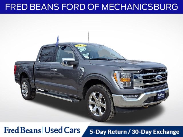 Gray Metallic 2022 Ford F-150 Pickup Truck Four-Wheel Drive Automatic