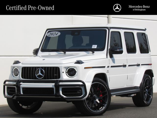 MANUFAKTUR Moonlight White Metallic 2024 Mercedes-Benz G-Class SUV / Crossover All-Wheel Drive 9-Speed Automatic