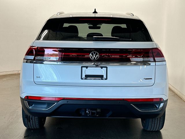 2026 Volkswagen Atlas Cross Sport 2.0T SE w/Technology White/off-white at Sutliff Volkswagen