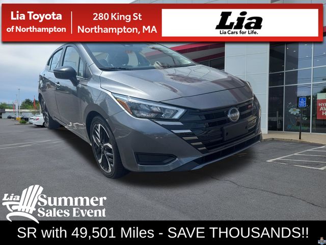 Gray (Gun Metallic) 2024 Nissan Versa Sedan Front-Wheel Drive Continuously Variable Transmission